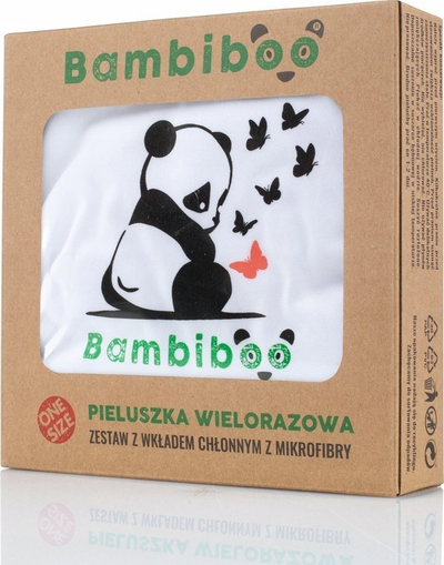 Пелена за повеќекратна употреба Bambiboo, микрофибра, за бебиња