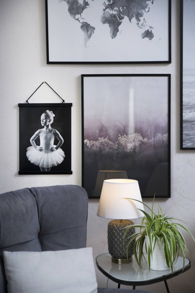 Varesë posteri Focus Poster Frame Magnetic, 51 cm, me magnet, e zezë