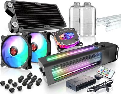 Kit ftohje me ujë për CPU Raijintek Scylla Pro CA240, radiator 240mm, ARGB, shumëngjyrësh