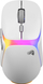 Maus gaming Glorious Model O3 Wireless InfinitePlay, 2.4GHz Bluetooth USB C, i bardhë