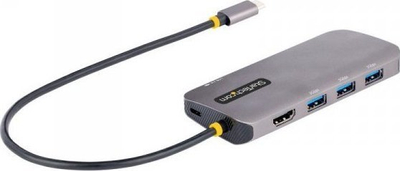 Adapter multiport USB C StarTech, HDMI 4K 60Hz, 3 porta USB 5Gbps, GbE, 100W PD