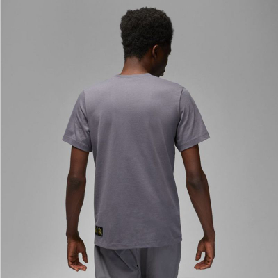 Bluzë Nike PSG Jordan DV0634 0014, pambuk poliester, gri