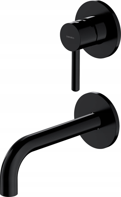Rubinet lavamani i fshehtë Omnires Y, ECO WATER, bronz, i zi