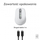 Maus Logitech MX Anywhere 3S for Mac, wireless, i vogël kompakt, gri i çelët