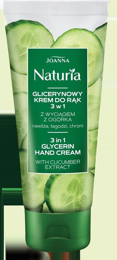 Krem duarsh Joanna Naturia, me glicerinë dhe ekstrakt kastraveci, 100 ml