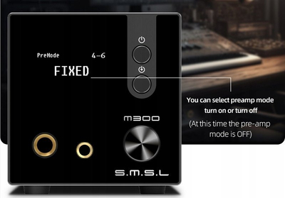 DAC Smsl M300SE, preamp dhe amplifikator kufjesh, MQA