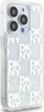 Маска за телефон DKNY Liquid Glitter Checkered, за iPhone 15 Pro, проѕирна