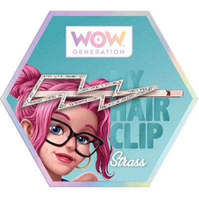 Kapëse flokësh WOW Hair Clip, me gurë stras, miks ngjyrash