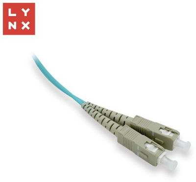 Kabllo fibër optike LYNX Duplex MM OM3, SC SC, 50/125µm, 5m