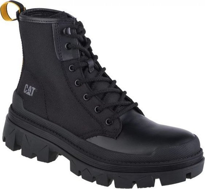 Çizme burrash Caterpillar Hardwear Hi Boot P111327, lëkurë me najlon, taban gome, të zeza