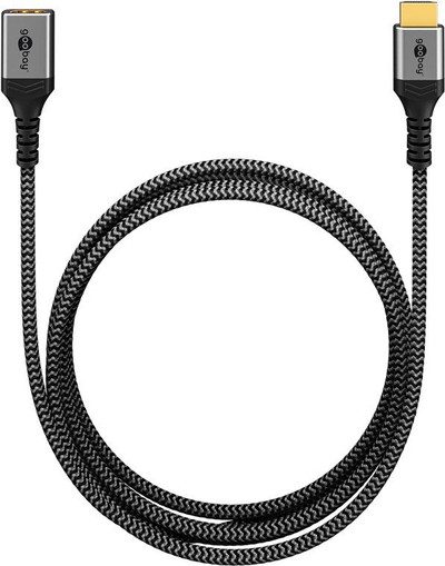 Zgjatues HDMI Goobay 79108, 5m, 8K/60Hz, i hirtë