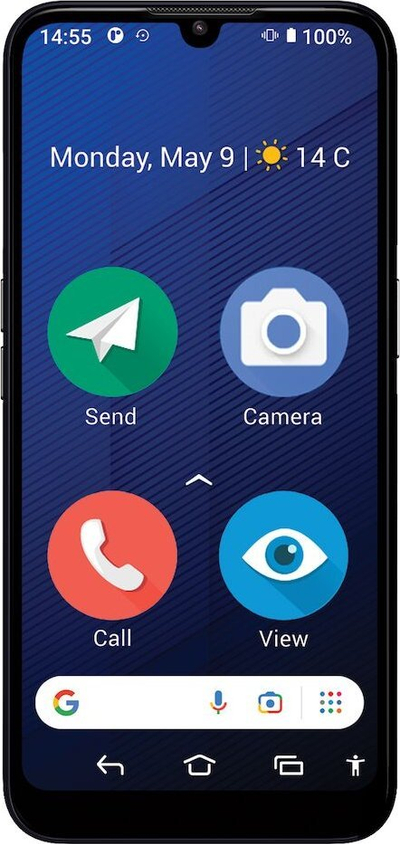 Telefoni Doro 8210, 64GB 4GB RAM, 6.1", blu e errët