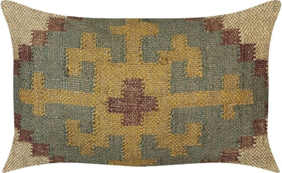 Set me jastëkë dekorativë SARON, 2 copë, 30x50 cm, jute, shumëngjyrësh