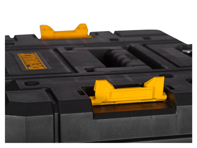 Kutia veglash me rrota Dewalt DWST83347-1 TSTAK 2.0, e verdhë e zezë