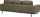 Divan SOVIK me stof, 3 vende, 215 cm, jeshil