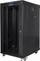 Kabinet rack në këmbë Lanberg 19" 22U, 600x800, me derë xhami, i zi