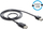 Kabllo USB Delock 83371, USB A në USB A, 2 m, e zezë