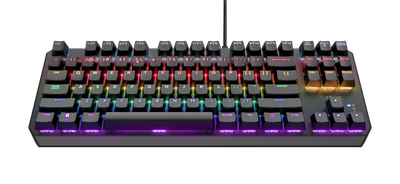 Tastierë mekanike Trust GXT 834 Callaz TKL, USB, RGB, e zezë