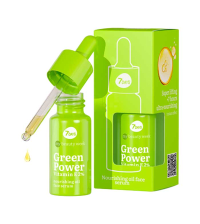 Serum për fytyrë 7 Days, Green Power Vitamin E 2%, 20 ml