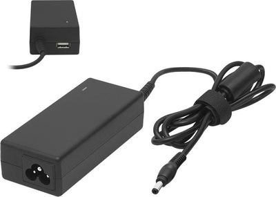 Adapter karikues për laptop Blow 19V 3.42A 65W, prizë 5.5x2.5mm, me kabllo, i zi