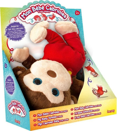 Lodër pelushi My Baby Tumbles &amp; Friends Monkey, majmun, për kalamaj