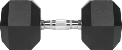 Hantël hekuri Rebel Active HEX, 22.5 kg, i veshur me gomë