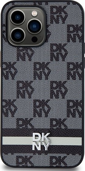 Mbulesë telefoni DKNY, për iPhone 14 Pro Max, lëkurë PU, e zezë