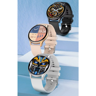 Smartwatch Rubicon me marrje telefonatash, bateri 260mAh, rrip silikoni, i zi