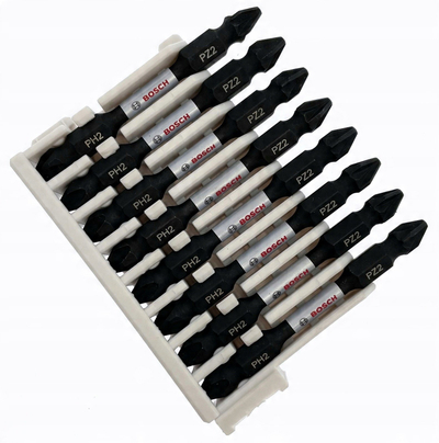 Set bitash Bosch Impact Control, 8 copë, PH2 PZ2, dyanshëm