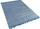 Qilim Rag Rug pambuk, 140 x 200 cm, blu
