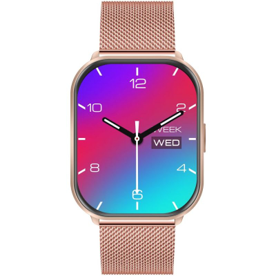 Smartwatch për goca Gravity GT43-1, ekran 2.01", IP68, rozë