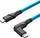 Kabllo USB-C Mathorn MTC-511, 5m, C në C 90°, blu Arctic