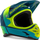 Kaskë BMX MTB Bluegrass Intox, L, ngjyra Petrol Blue me të verdhë fluo