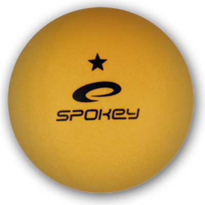 Топчиња за пингпонг Spokey Learner, 40mm, сет 6 парчиња, жолти