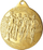Medalje sportive Victoria Sport Running, 50mm, çelik, ngjyrë ari