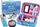 Set kozmetike Leantoys, valixhe plastike, kuti blu