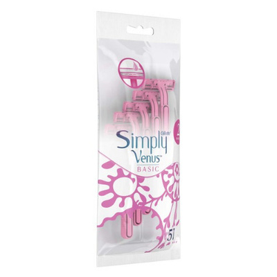 Brisk rroje Gillette Simply Venus 2 Basic, 5 copë