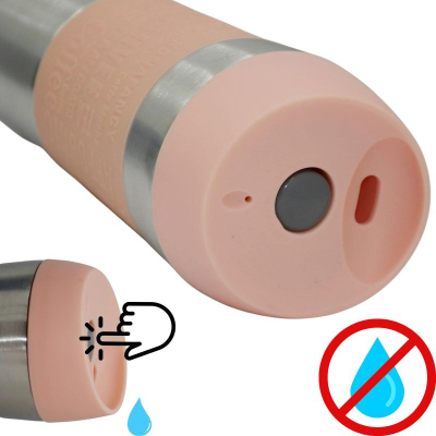 Gotë termike Excellent Houseware, 350ml, çelik inox, rozë