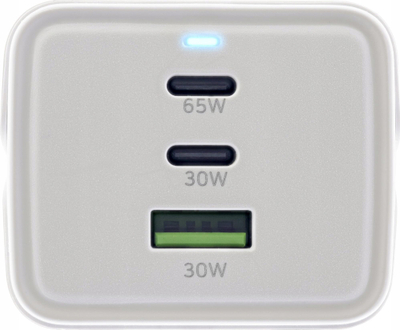 Karikues muret InLine GaN 65W, 2x USB C, 1x USB A, prizë 230V, i bardhë
