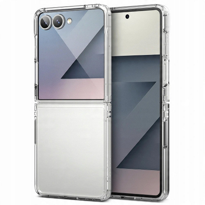 Këllëf telefoni Ringke Fusion për Galaxy Z Flip 7, transparent, i qartë