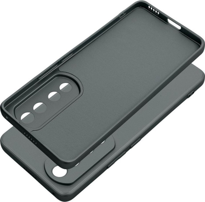 Mbështjellës telefoni për Honor 90 Pro 5G, Metallic Case, gri