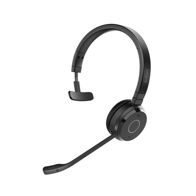 Слушалки Jabra Evolve 65 UC Mono, безжични, со микрофон, црни