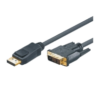 Kabllo DisplayPort në DVI M-CAB, 3 m, e zezë
