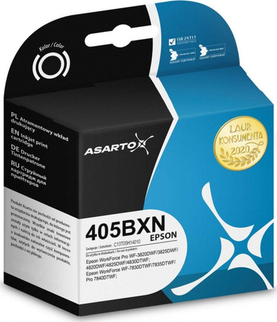 Kartrixh boje Asarto për Epson 405BXN C13T05H14010, 1100 faqe, i zi