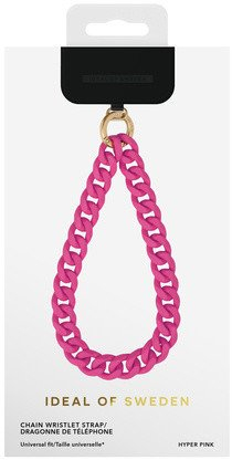 Rrip dore telefoni Ideal of Sweden Chain Wristlet, zinxhir metalik, rozë