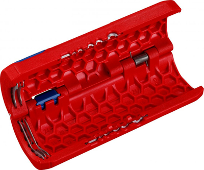 Prerëse izolimi për tuba Knipex TwistCut 90 22 02, 13-32mm, e kuqe blu