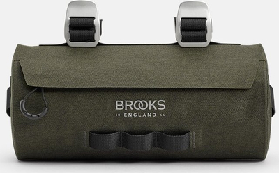 Çantë timoni Brooks Scape Handlebar Pouch, 3L, e papërshkueshme nga uji, jeshile mud