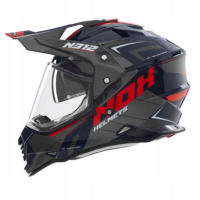 Helmeta moto Nox N312 Vapor Duosport, vizor me çlirim të shpejtë, XXL