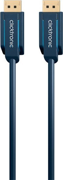Kabllo DisplayPort Clicktronic 40992, 1.4, 1m, blu