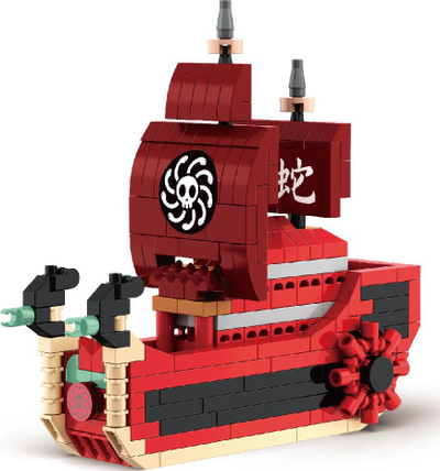 Set elementë ndërtimi Koco Ship 300pcs, 300 copë, material i qëndrueshëm